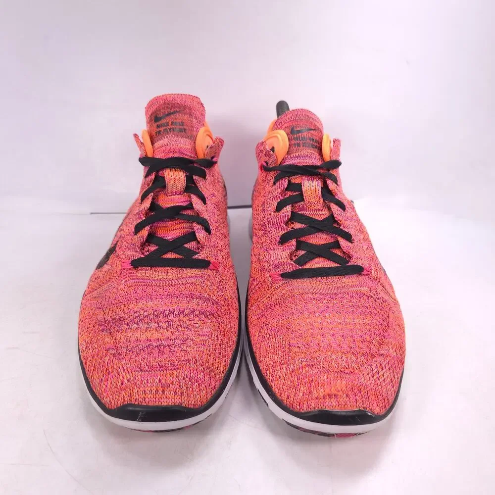 Nike Free TR Flyknit Athletic Running Shoe Womens Size 8.5 718785-800 Pink